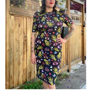 Nooworks Witchy Ways Puff Dress NWOT